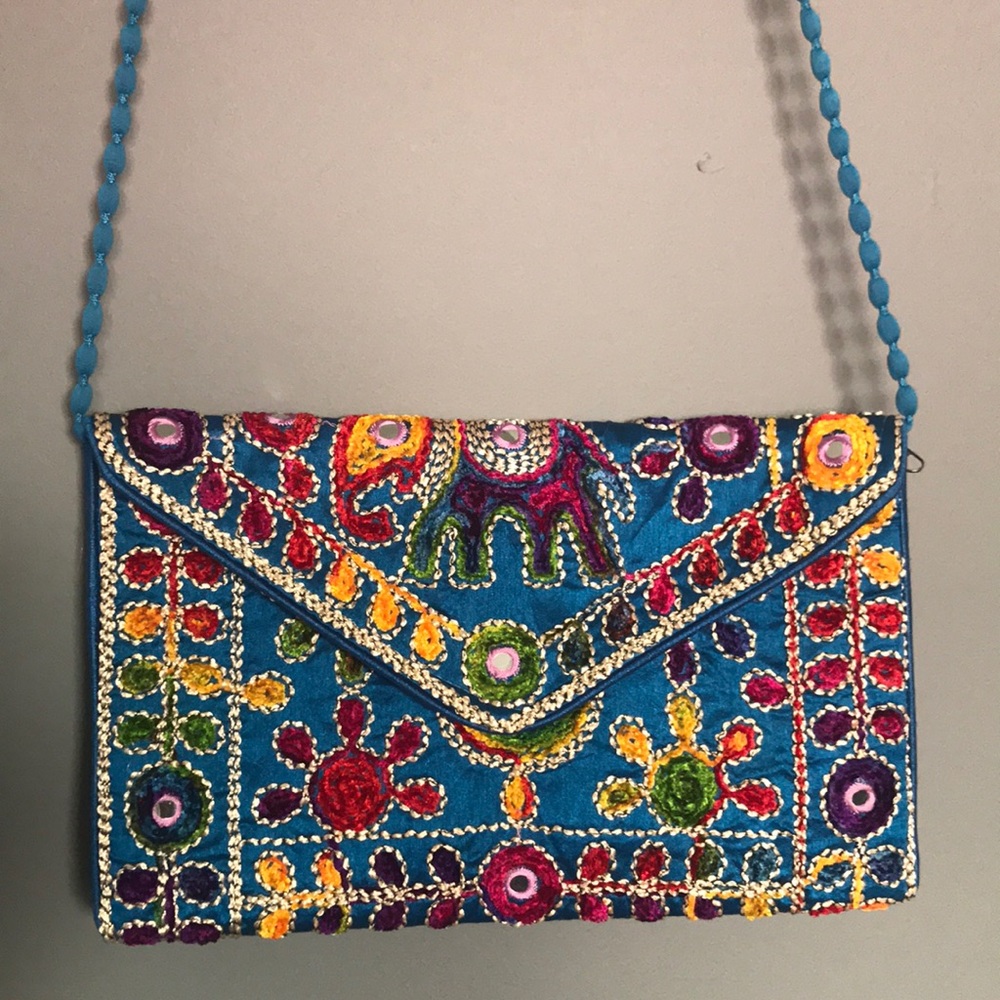 Handmade Boho Embroidered Bag